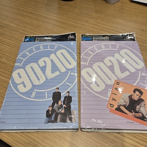 90210 Stationery Sheet Set Unopened | 2 Beverly Hills 90210 Note Sheets 6 in by 9in Sheets