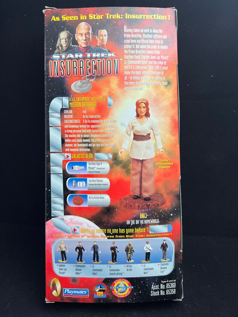 1998 Playmate Toys - Star Trek Insurrection - Anij - No.006323 - Etsy
