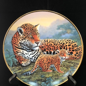 Jaguar and Cubs - National Wildlife Federation - Franklin Mint Heirloom Recommendation