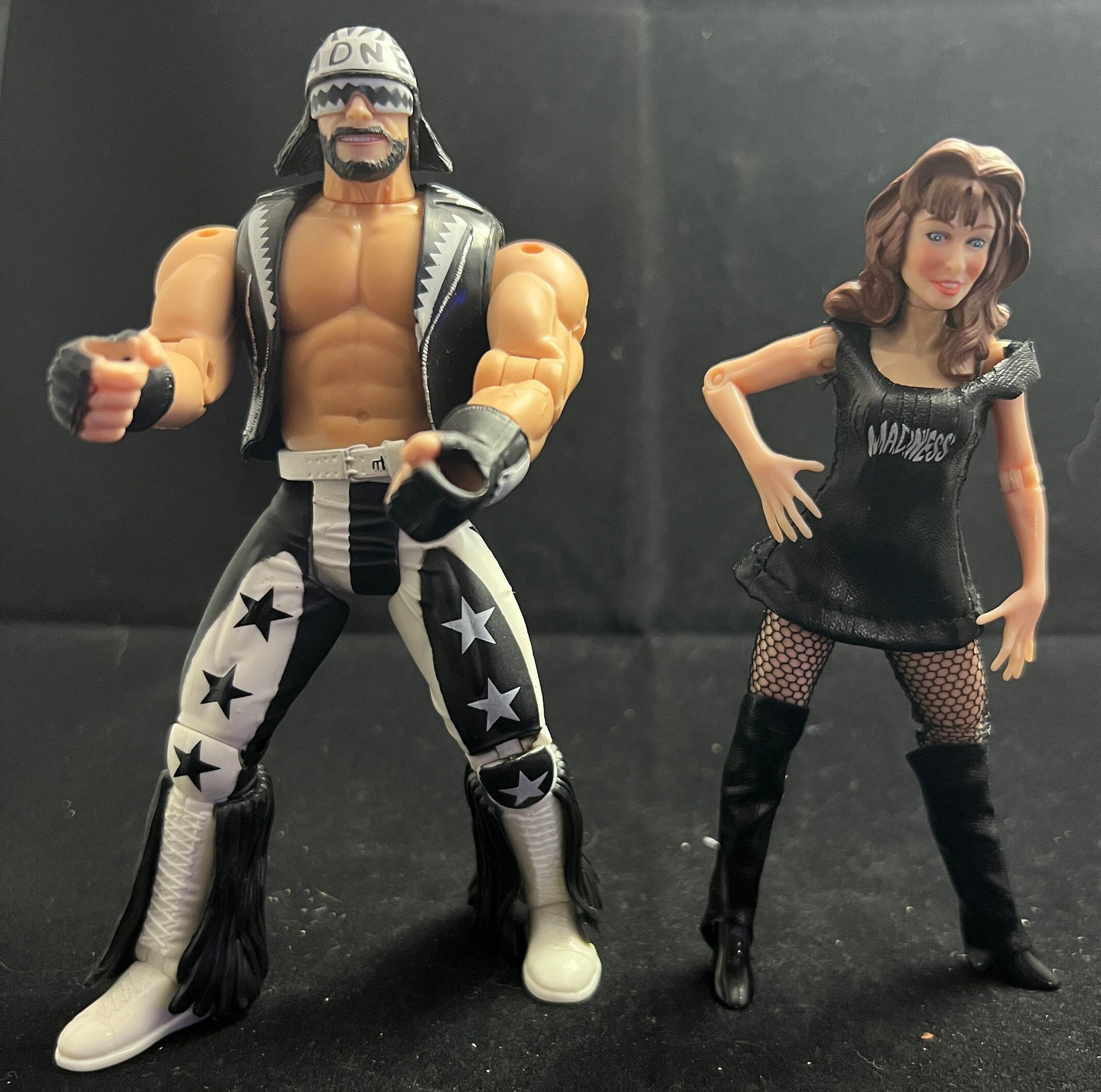 Power and Beauty Macho Man & Elizabeth NWO WCW 1999 Toybiz 