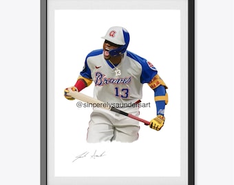 Atlanta Braves Ronald Acuna painting