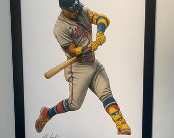 Atlanta Braves Ronald Acuna drawing