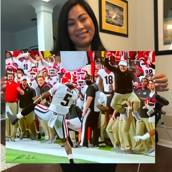 Sorteo del Campeonato Nacional de Kelee Ringo de los Georgia Bulldogs, Fútbol Americano de los Georgia Bulldogs