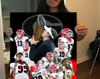 Georgia Bulldogs National Championship painting, Georgia Bulldogs football