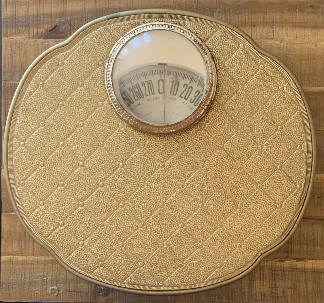 Gold Detecto Bathroom Scale - Etsy