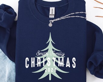 Personalized Family Christmas 2026 Sweatshirt, Family Christmas Sweatshirt, Matching Family Christmas Sweatshirts,Merry Christmas Sweatshirt