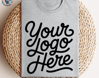 Custom Logo Shirt: Unisex Cotton Crewneck for Business