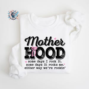 Motherhood Retro Sweatshirt, Funny Mom Sarcastic Sweatshirt, Retro Motherhood Sweatshirt, Mothers Day Gift, Mama Sweatshirt, Gift for Mom