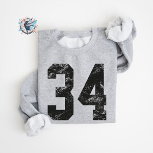 Custom Number Sweatshirt: Personalized Gameday Team Sweater, Mascot Hoodie image 8