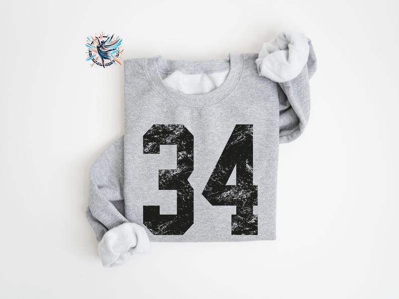 Custom Number Sweatshirt: Personalized Gameday Team Sweater, Mascot Hoodie image 8