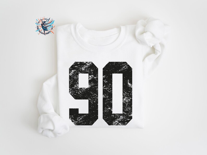 Custom Number Sweatshirt: Personalized Gameday Team Sweater, Mascot Hoodie White