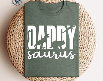 Daddy Saurus Shirt: Father's Day Dinosaur Dad Tee