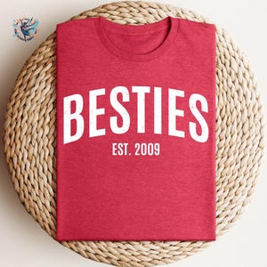 Personalized Besties Shirt, Besties Shirt, Best Friend Shirt, Best Friends Gift, Custom Shirt, Personalized Gift, Best Friend Christmas Gift