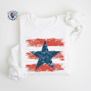Retro America Flag Sweatshirt, USA Flag, 4th Of July Sweatshirt, America Sweatshirt, Freedom Sweatshirt, Patriotic Sweatshirt, USA Sweater