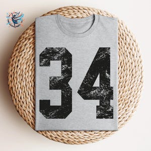 Custom Number Shirt, Gameday Number Shirt, Custom School Team Number Shirt, Personalized Sports Number, Custom School Mascot Shirt