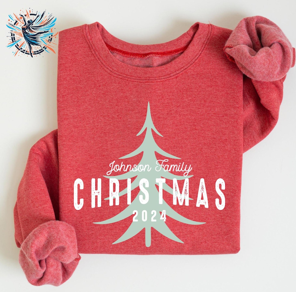 Merry Christmas Personalized Family Christmas 2024 Sweatshirt, Family Christmas Sweatshirt, Matching Family Christmas Sweatshirts,Merry Christmas Sweatshirt Christmas Shirt