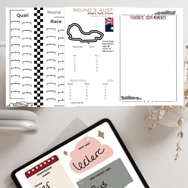 F1 2024 Journal/calander |All races and sprints|