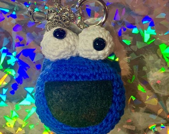 Hand Crocheted Cookie Lover Keychain