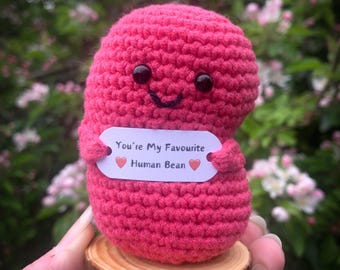 Hand Crocheted “Human Bean” Jelly Bean