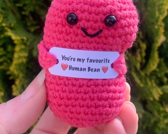 Hand Crocheted “Human Bean” Jelly Bean