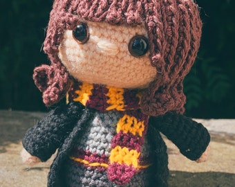 Hand Crocheted Wizard Girl