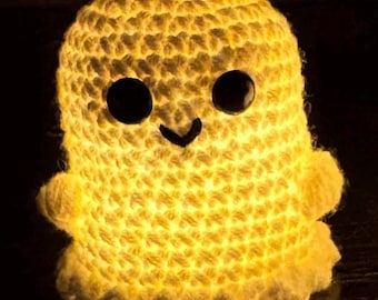 Hand Crocheted Light Up Ghost