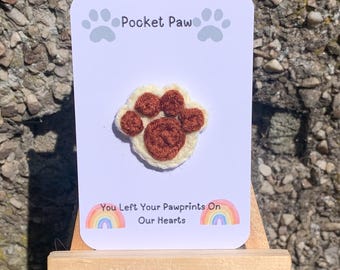 Hand Crocheted Pocket Paw