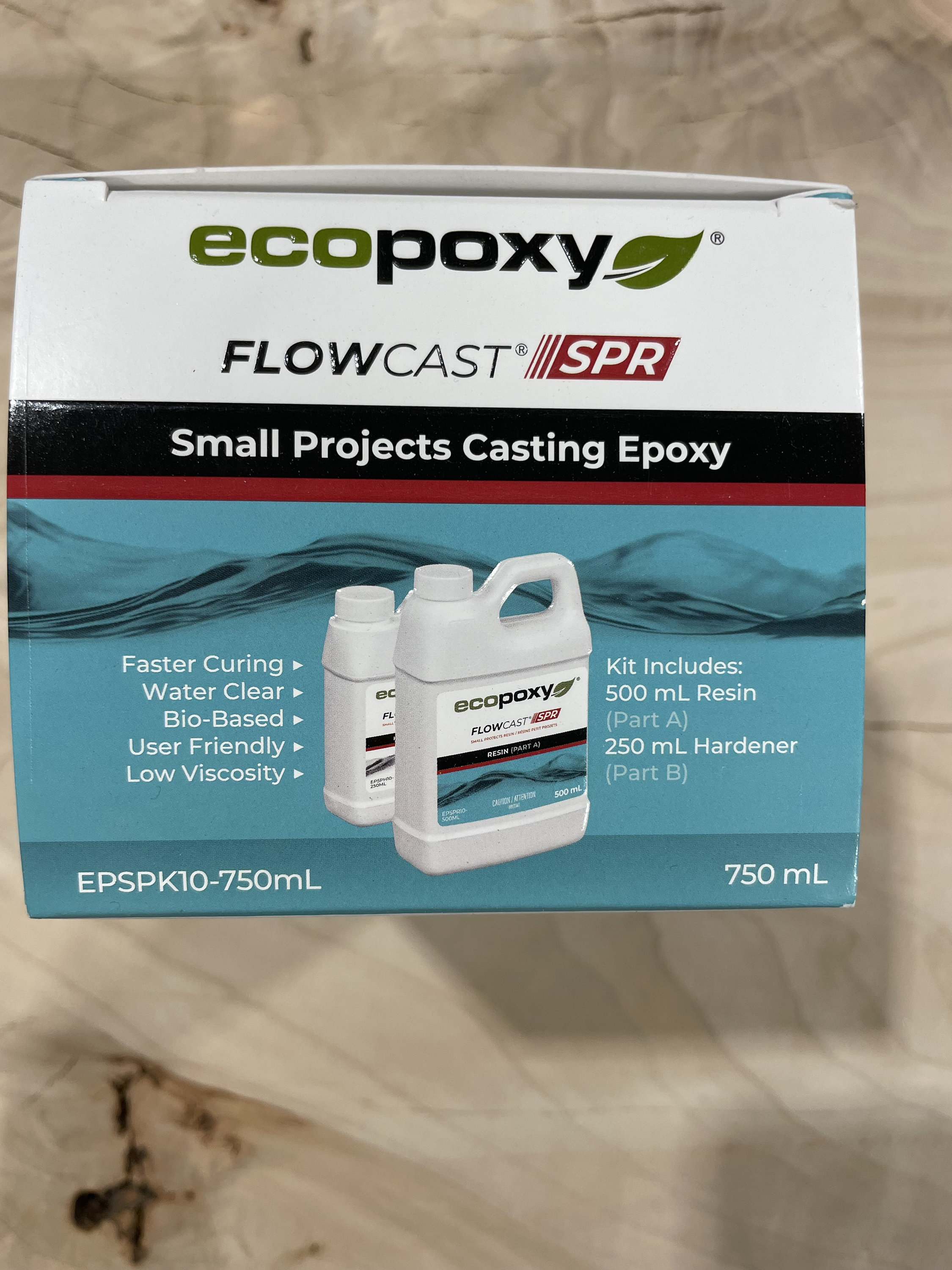 EcoPoxy - FlowCast - Improved Liquid Plastic - 30 Liter Kit - 2:1 Ratio Mix  — Hardwood Reclamation