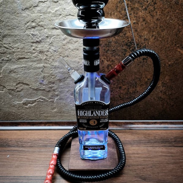 Handgefertigte Glas-Shisha von Highlander, maßgefertigt