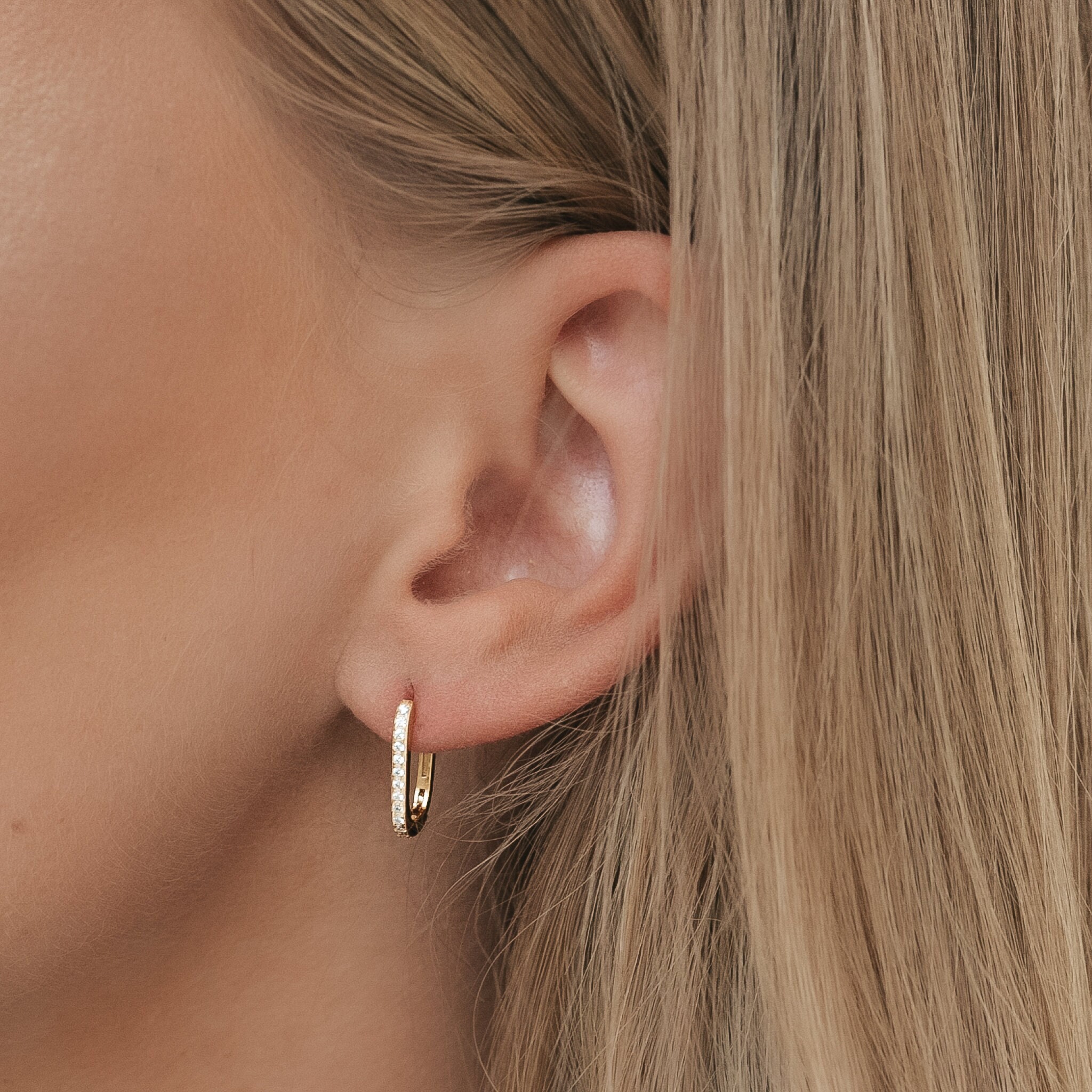Faux diamond hoops new arrivals