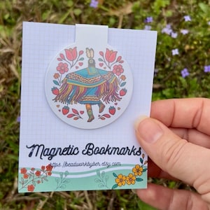 Indigenous Handcrafted Magnetic Bookmarks with Holographic Shine