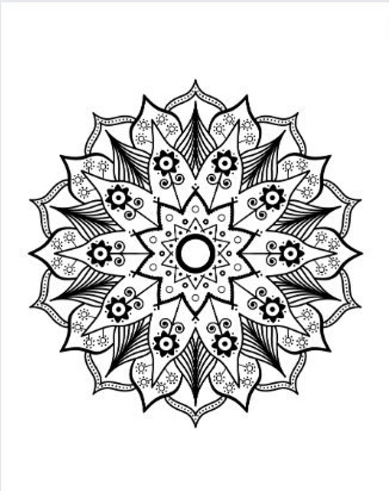 PrintableColoring Sheets (7) Etsy