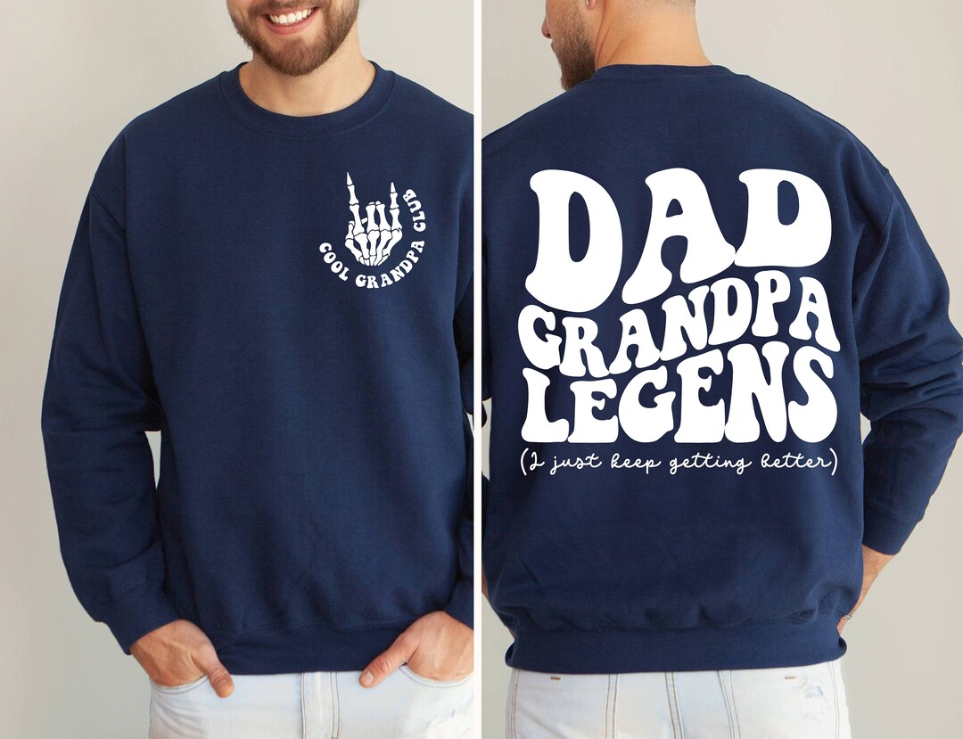 Cool Grandpas Club Sweatshirt, Grandpa Sweatshirt, Grandpa Shirt