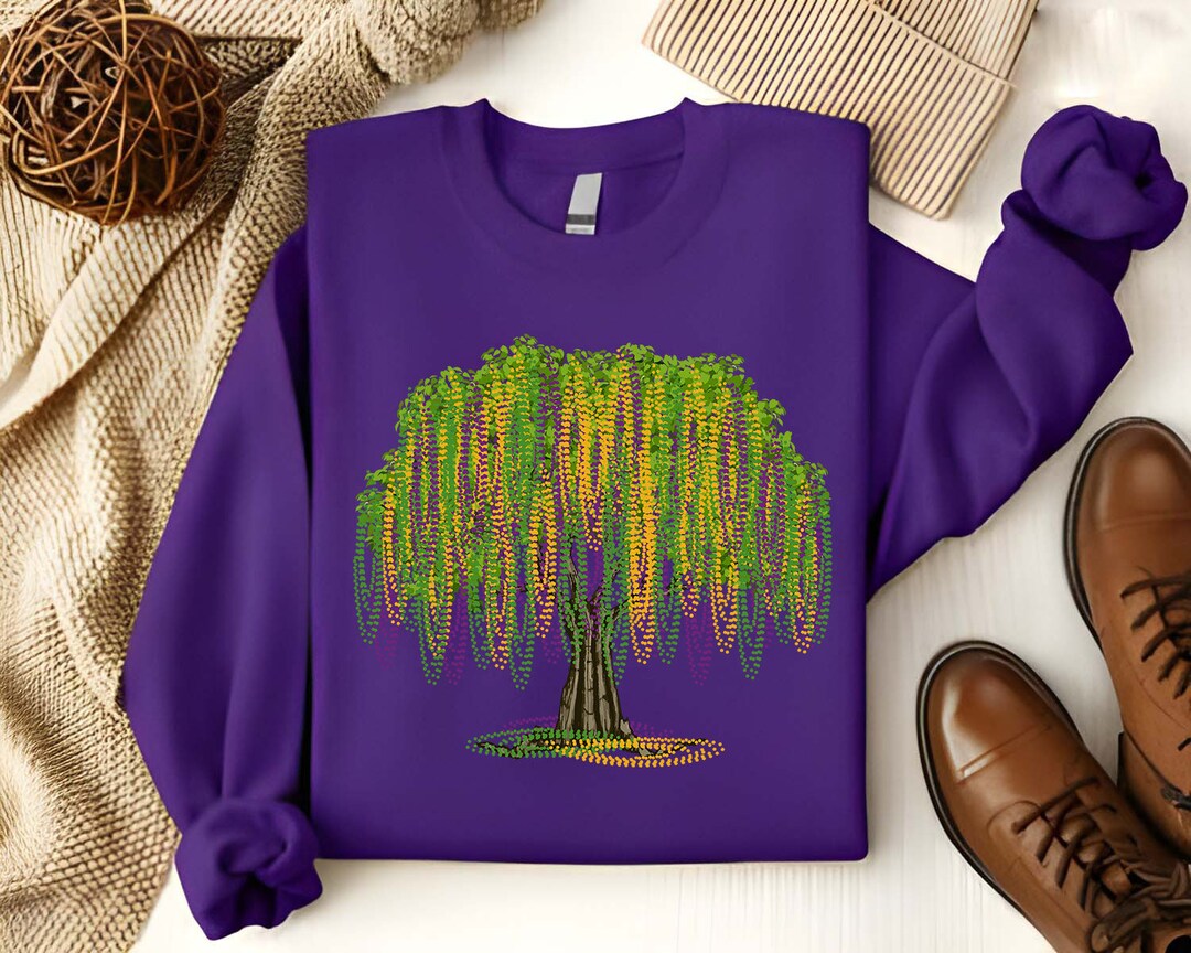 mardi gras sweater etsy