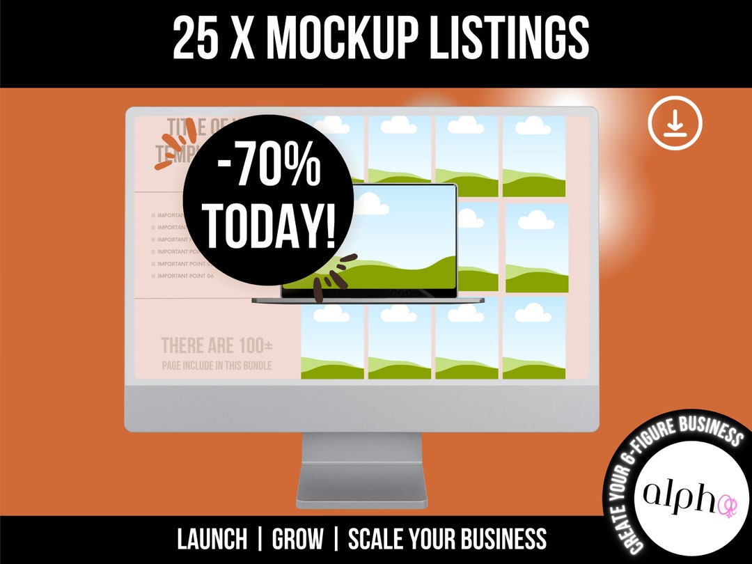 Etsy Listing Mockup Templates Tools for Etsy Sellers Mockups Etsy