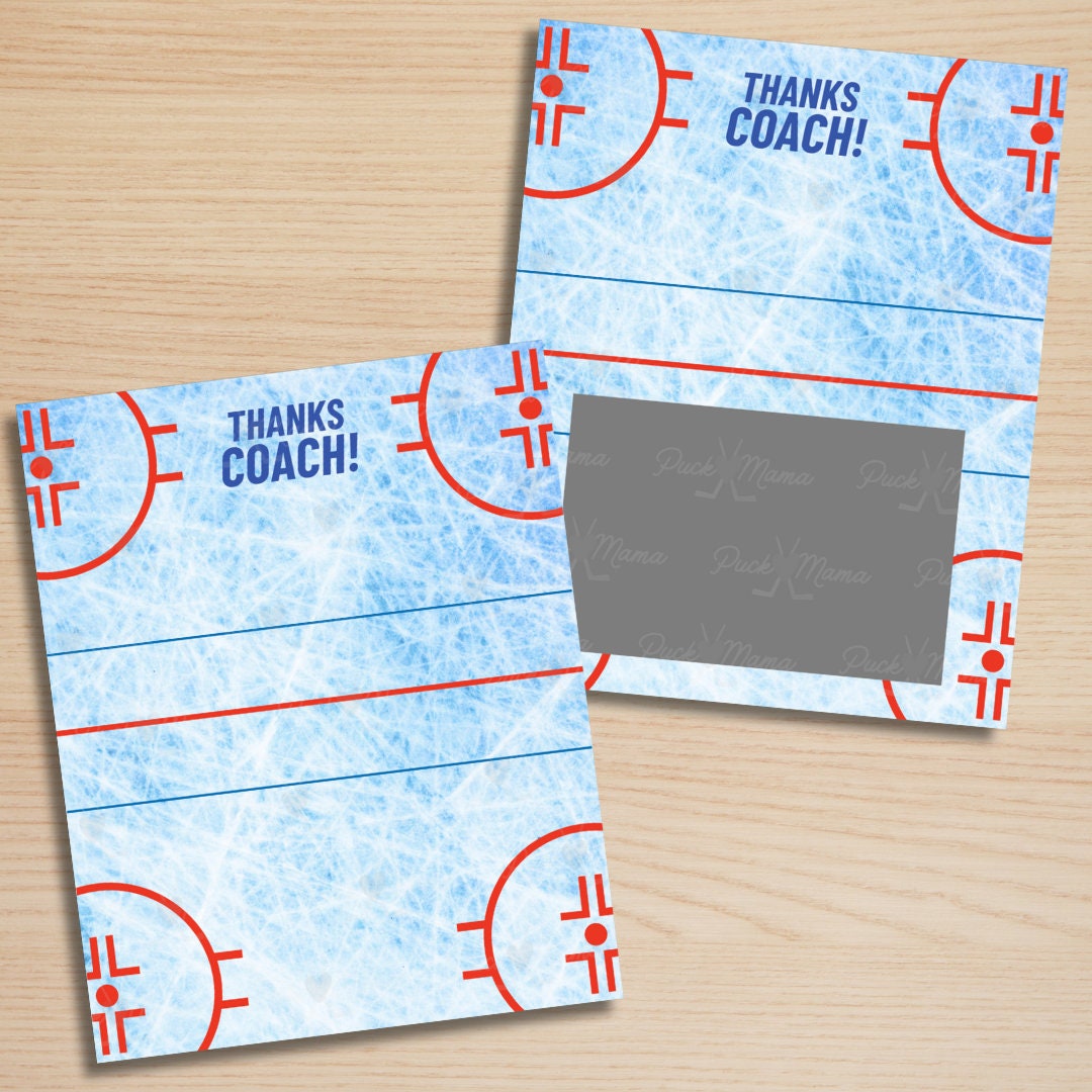 PRINTABLE Hockey Coach Ice Hockey Thank You Poster Hockey Gifts Print ...