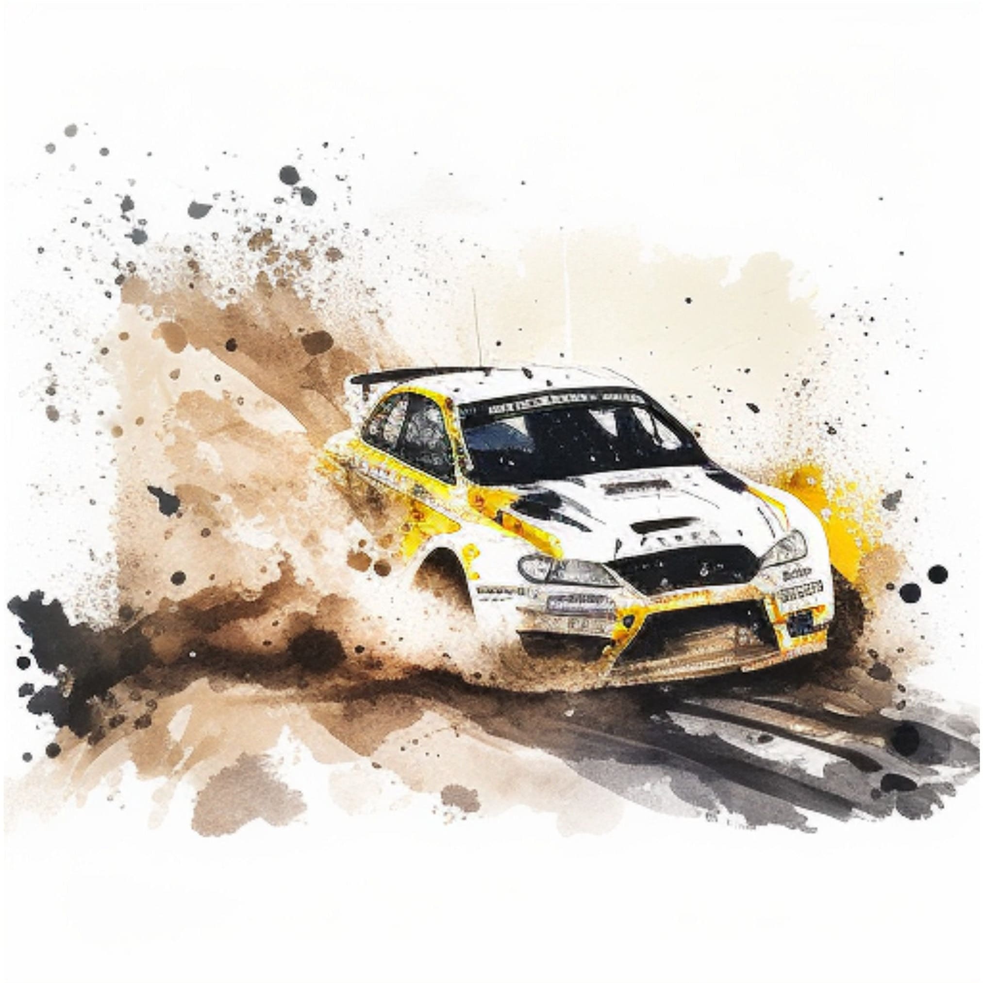Rally Racing Watercolor PNG Clipart Motorsport Car Portrait - Etsy ...