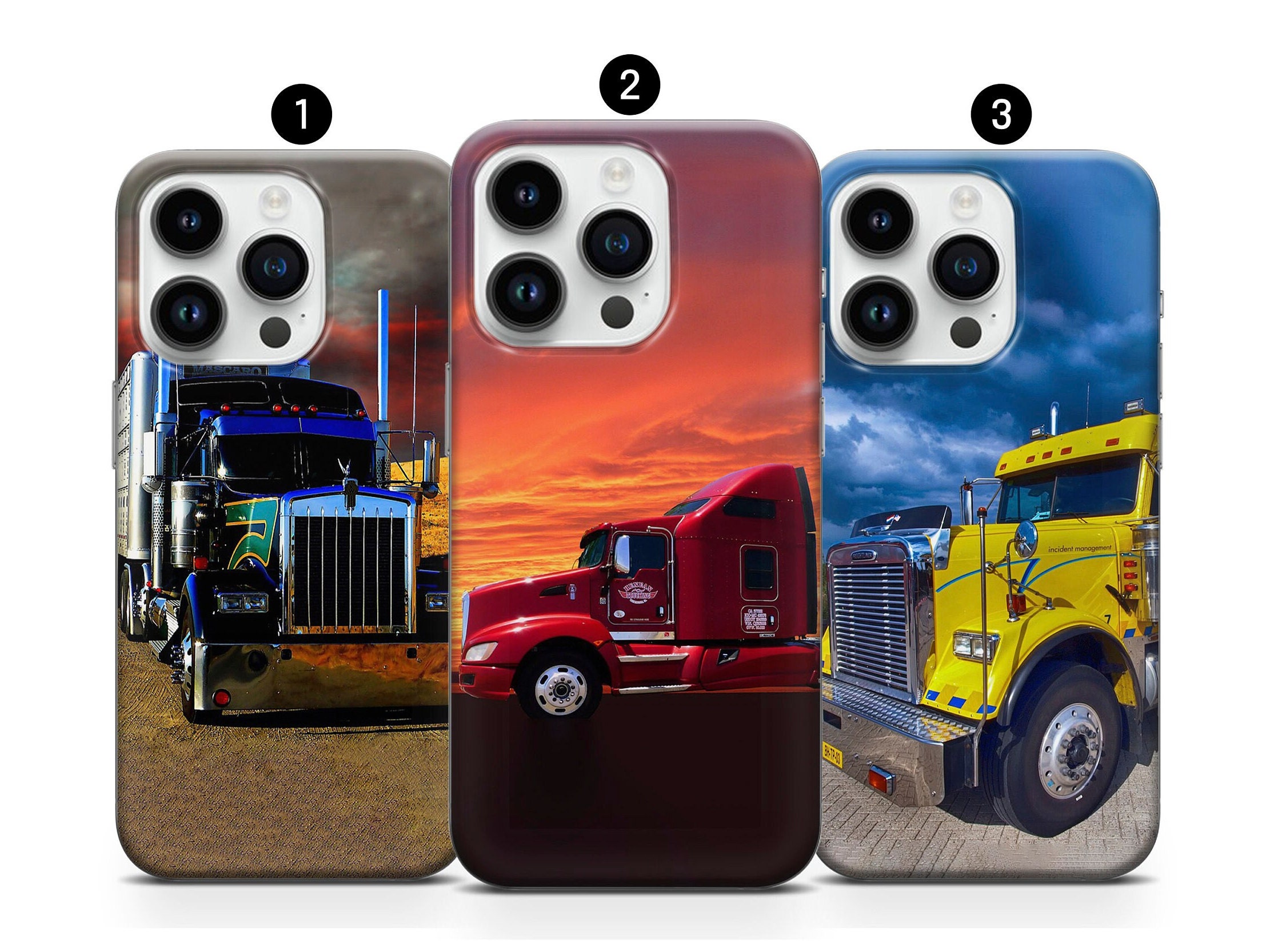 Truckers Phone Cover Drivers Case Fit for iPhone 14 Pro, 13, 12