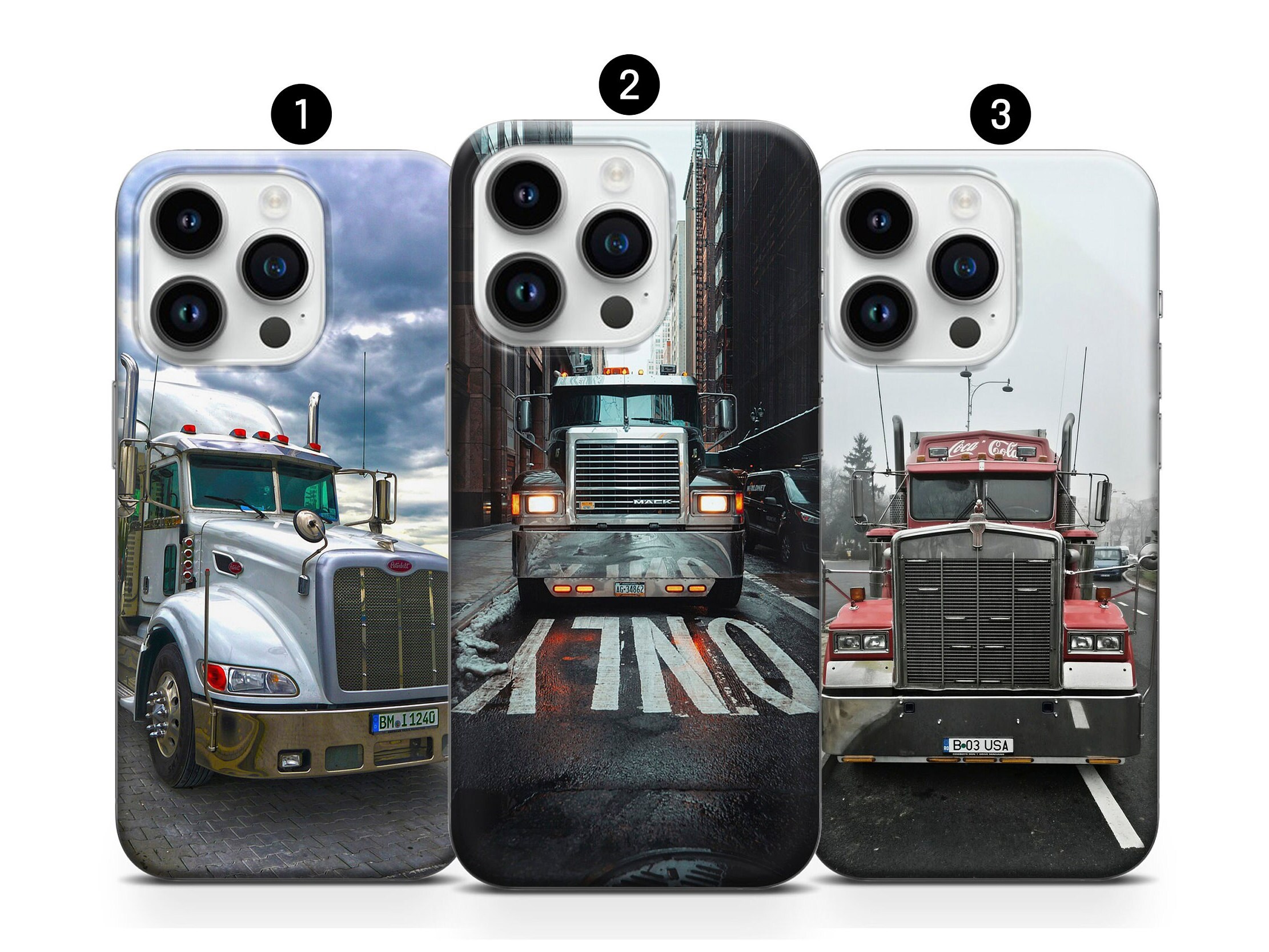 Truckers Phone Cover Truck Drivers Case Fit for iPhone 14 Pro, 13