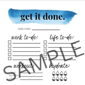 Printable Daily To-Do List (Digital Download)