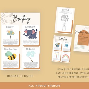 Atemübungskarten für Kinder & Erwachsene | Therapie-Tool zum Stressabbau und zur emotionalen Regulierung | Rose und Kerze Breathing Craft