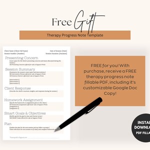 Pink Bundle- Therapy Progress Note Templates: Cheat Sheet Bundle (PDF ...