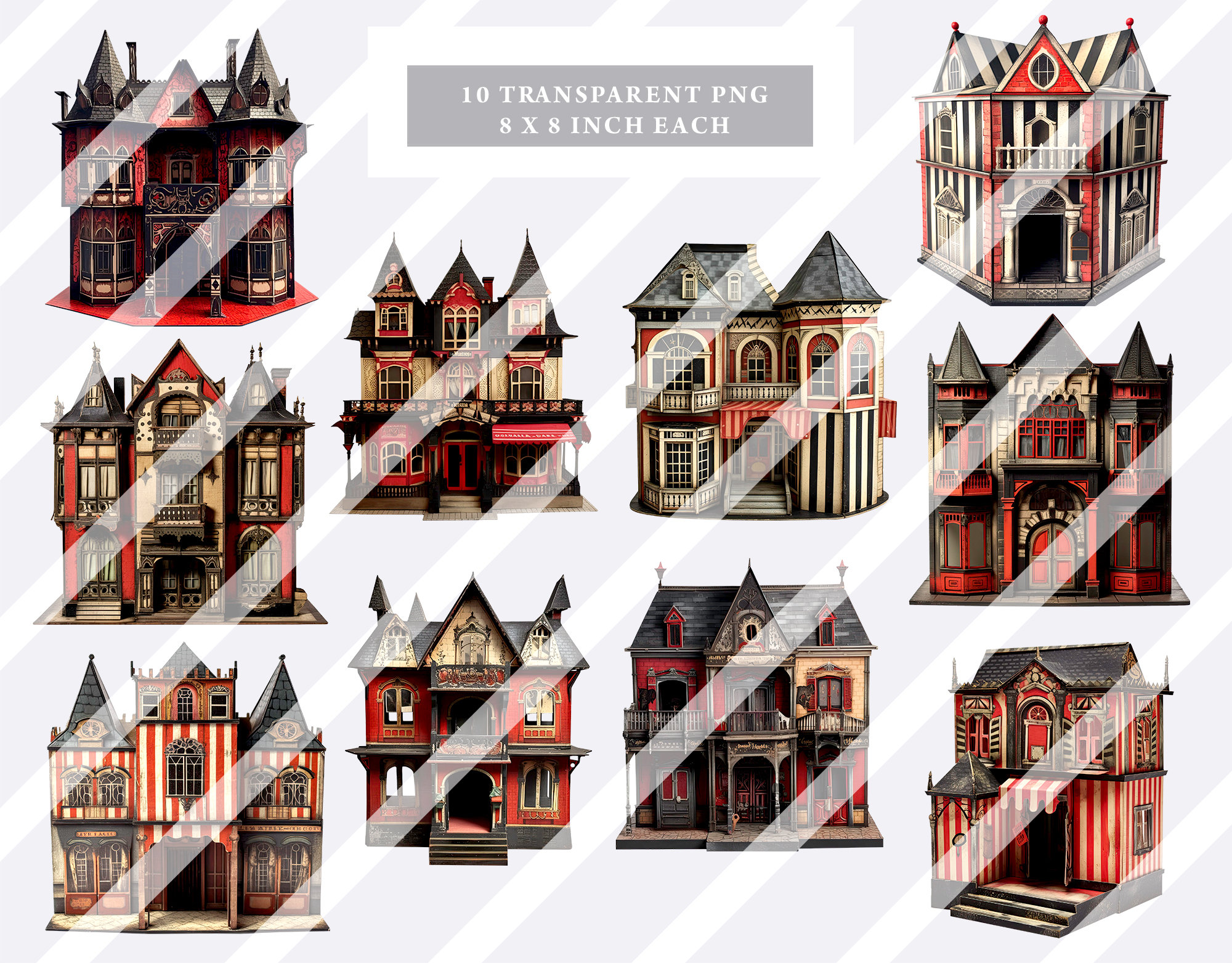 gothic-paper-doll-house-clipart-bundle-printable-dollhouse-clipart-png