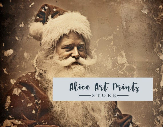 Vintage Sepia Christmas Distressed Background, Christmas