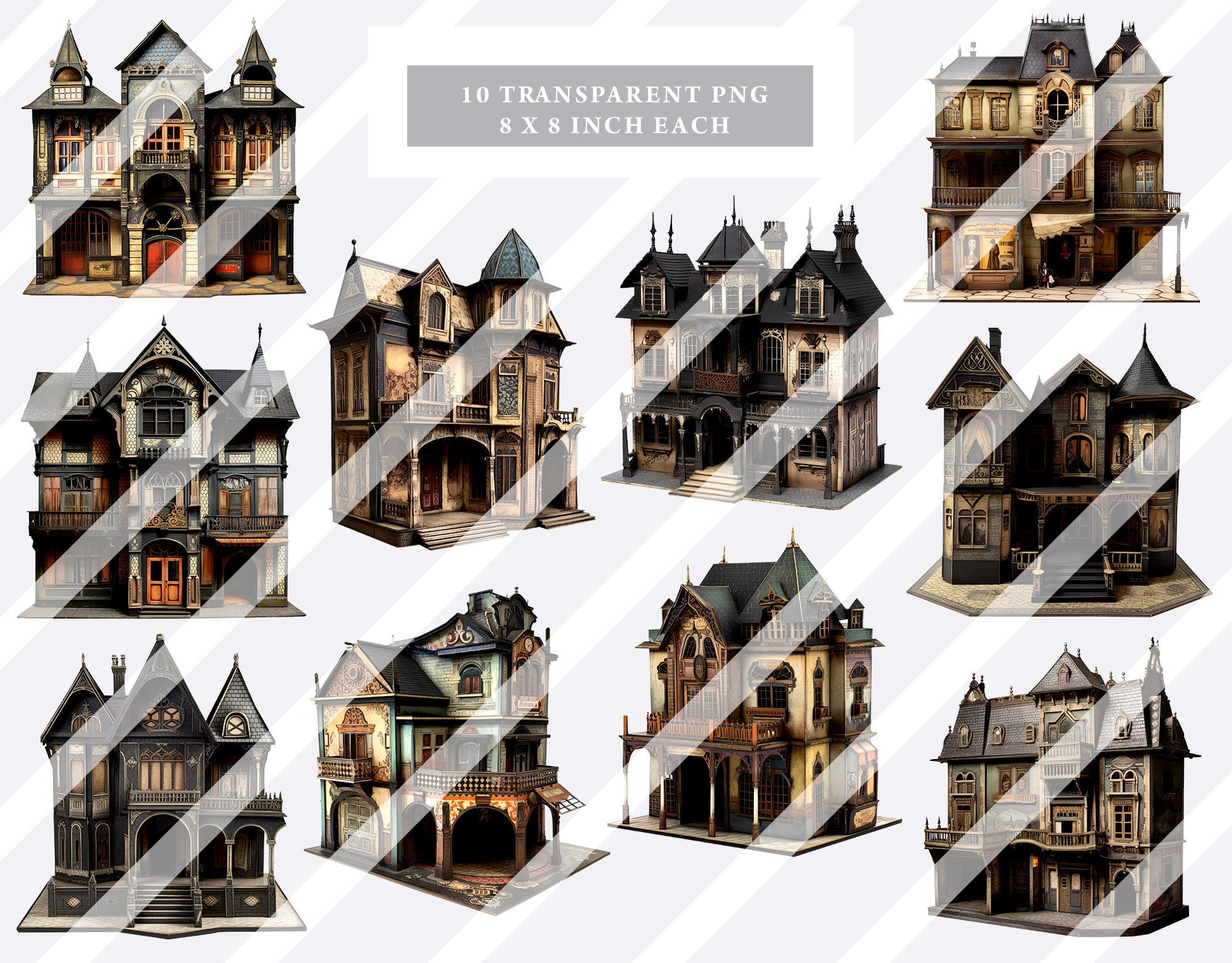 gothic-paper-doll-house-clipart-bundle-printable-dollhouse-clipart-png