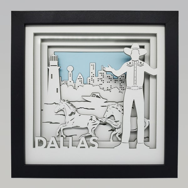 Cowboy Layered Paper Wall Art - Etsy