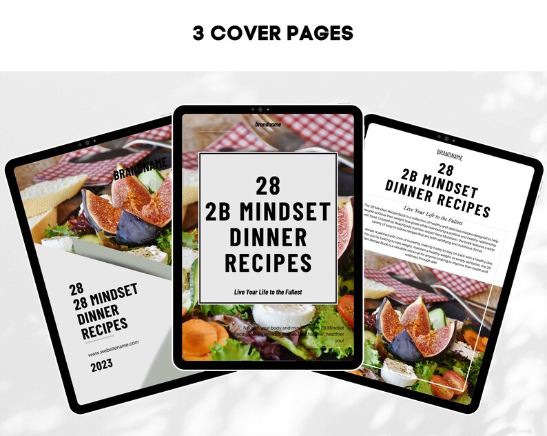 Ebook Template Canva, Weight Loss 2B Meal Plan Template, Small Business
