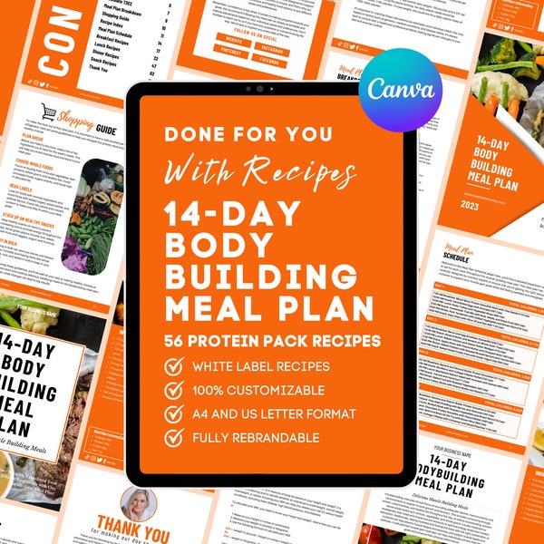 Weight Loss Meal Plan Etsy