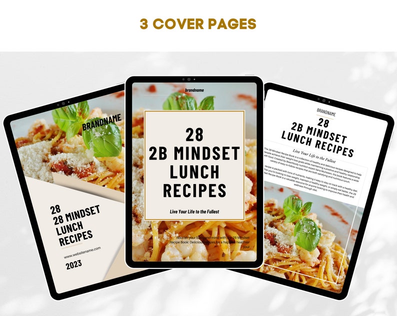 Ebook Template Canva, Weight Loss 2B Meal Plan Template, Small Business