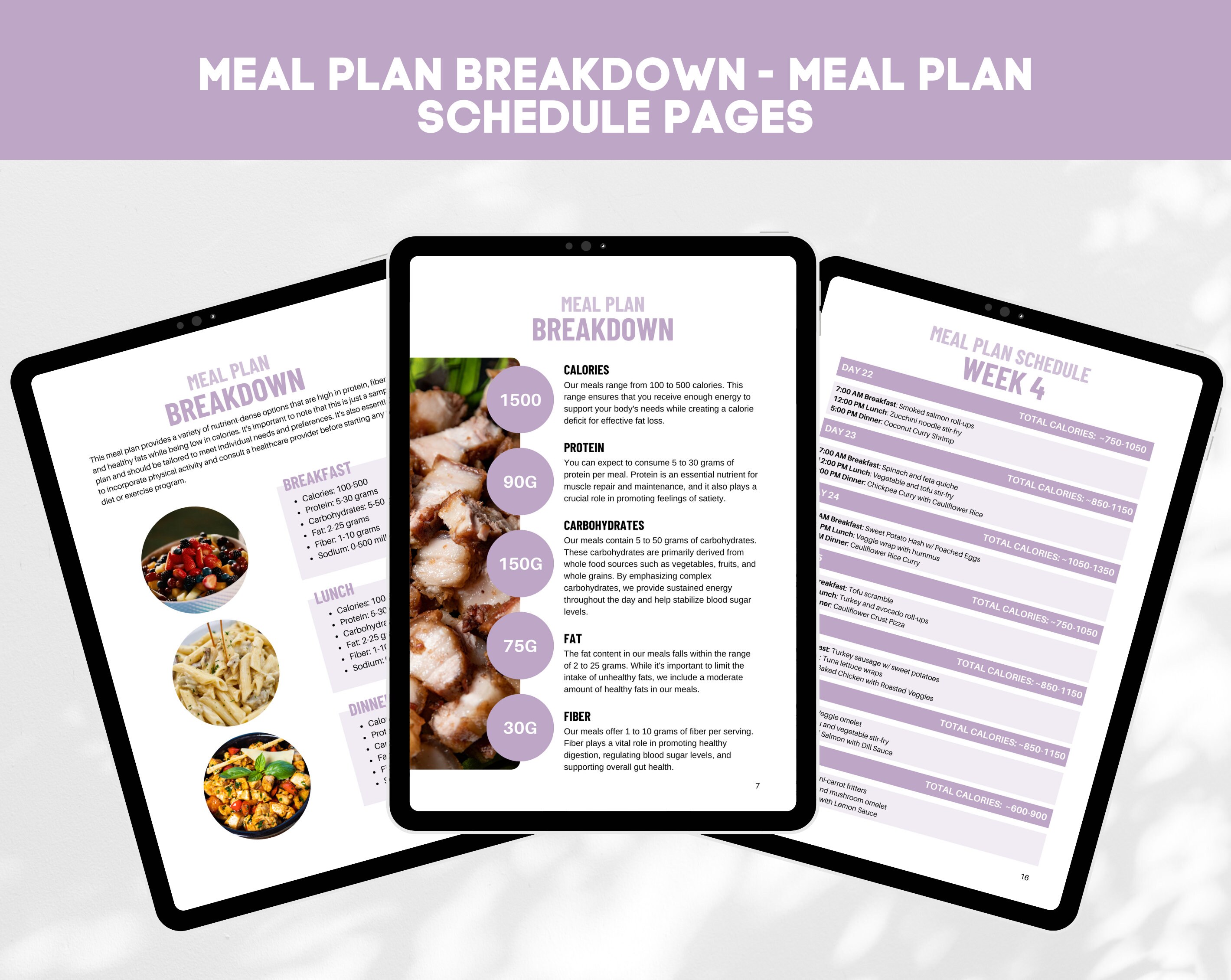 28-day Sugar Free Meal Plan, Coaching Ebook Canva Template, Done for ...
